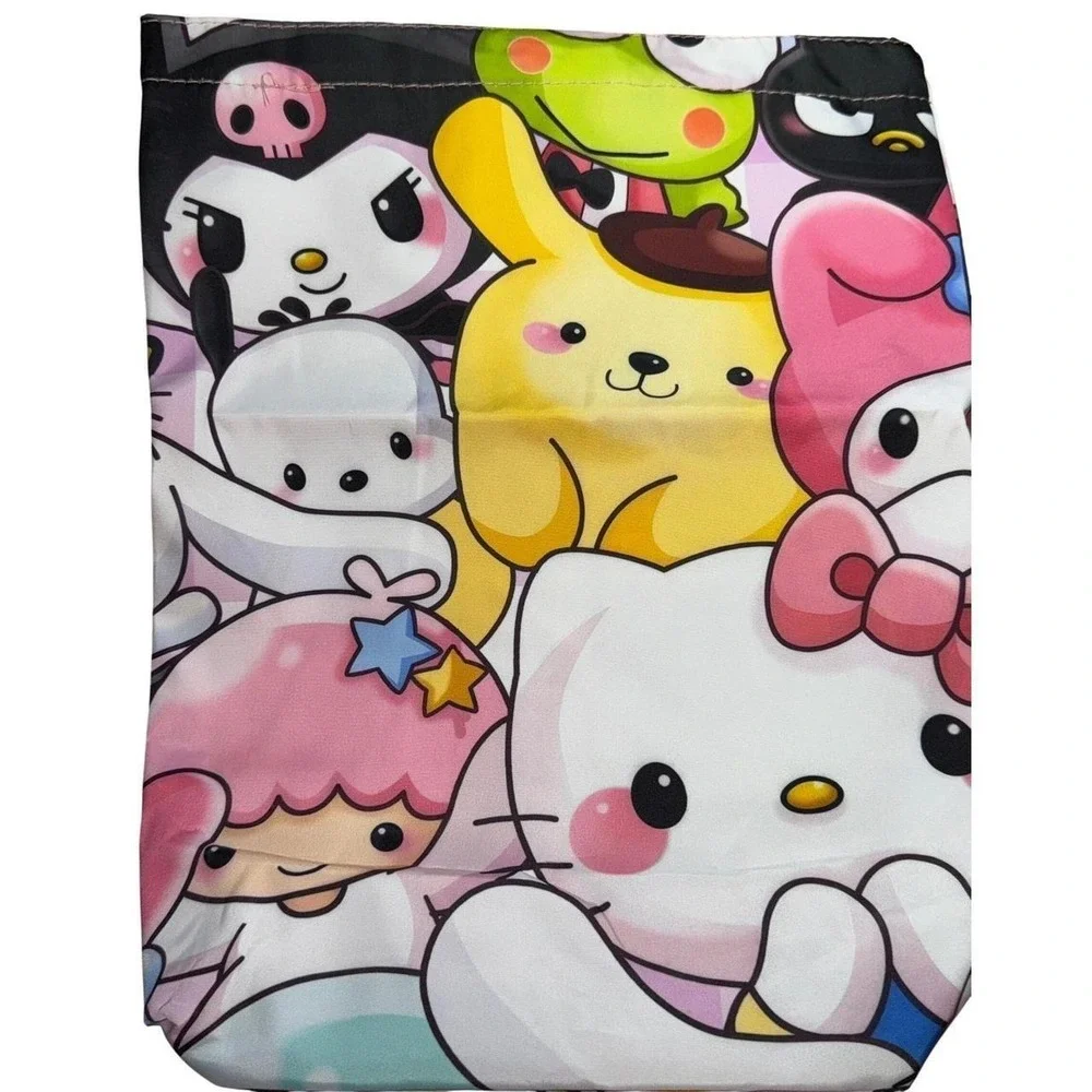 Sanrio Backpack 3 pcSet Multi color Kawaii Character Print New